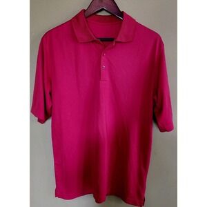 men's Red antigua polo‎ shirt Size Large